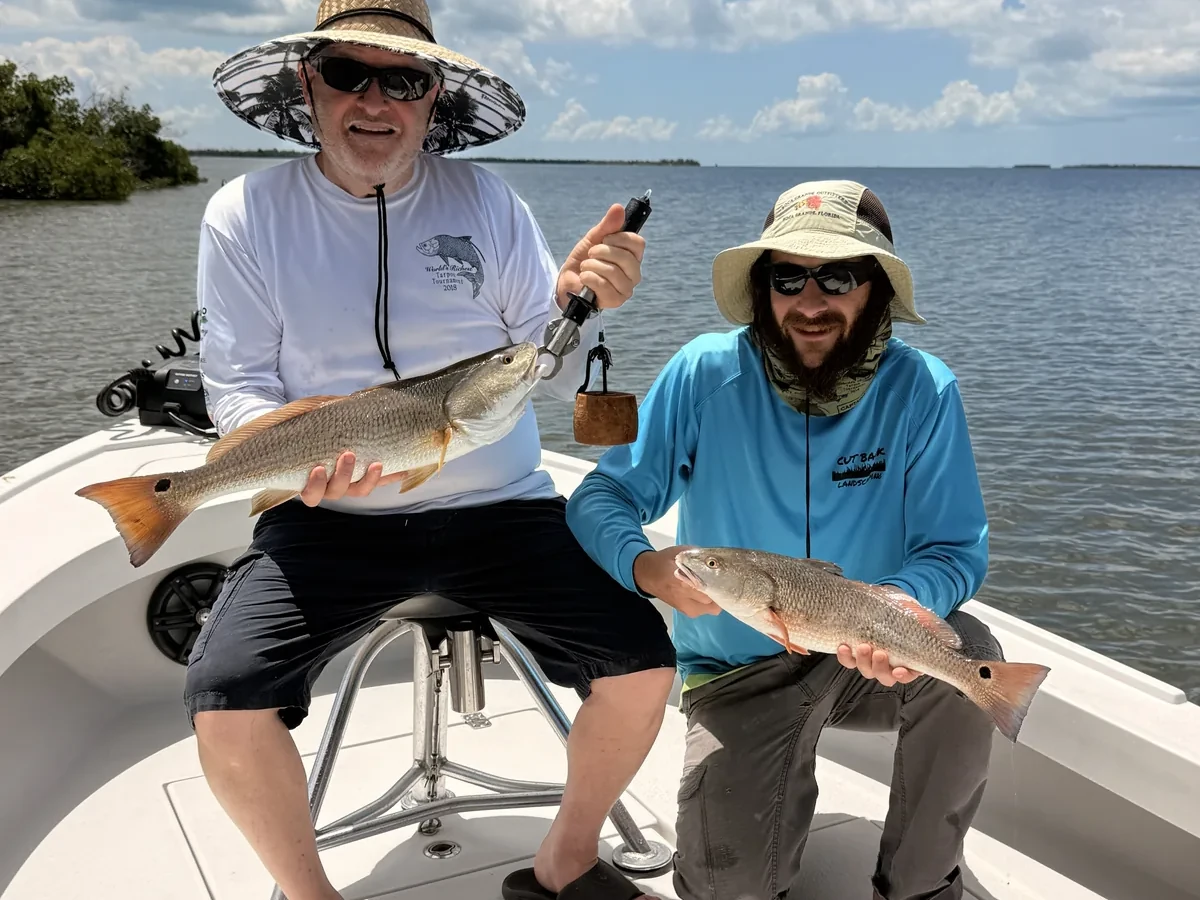 Redfish caught in local waters